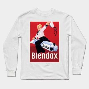 Blendax Toothpaste 1939 Sailor Boy Dental Cream Vintage German Advertising Long Sleeve T-Shirt